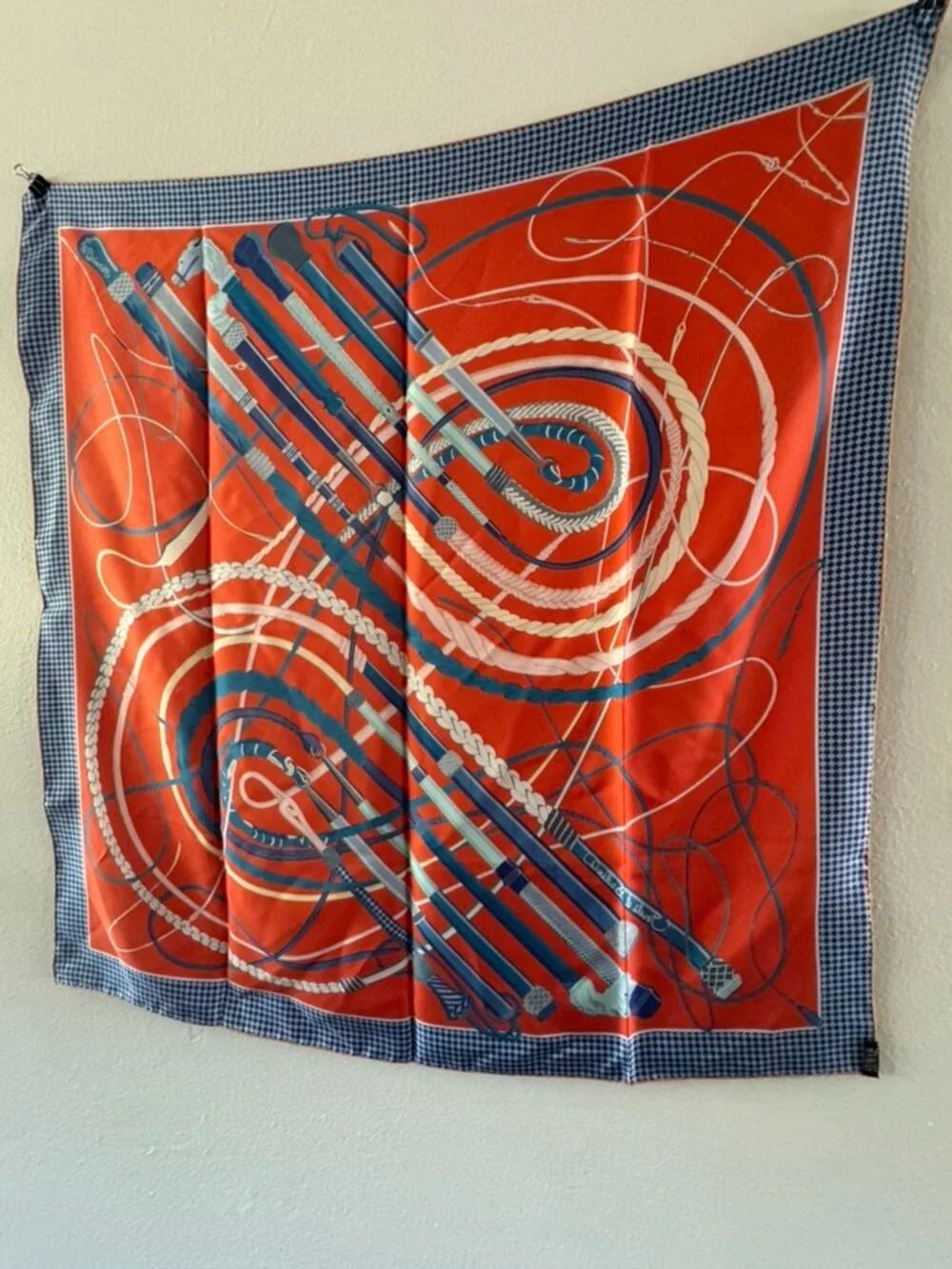 Orange Hermès - Whips and Crops - Scarf